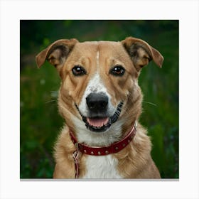 Portrait Of A Dog 1 Canvas Print