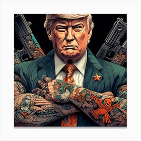 Hunzinator DJT Canvas Print