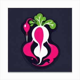 Beet logo 10 Canvas Print