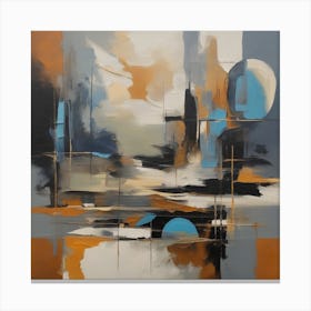 Abstract Cityscape Canvas Print