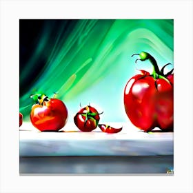 pasty tomatoes  Canvas Print