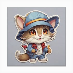 Kitty Cat Canvas Print