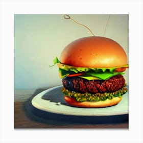 Burger 1 Canvas Print