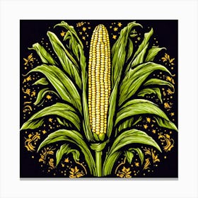 Sweetcorn As A Logo (83) Canvas Print