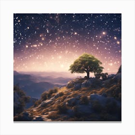 Tree In The Sky Canvas Print