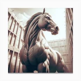 The Powerful Stallion 3 Canvas Print