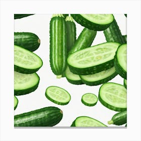 Cucumbers 5 Canvas Print