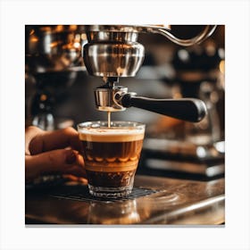 Espresso Machine Canvas Print