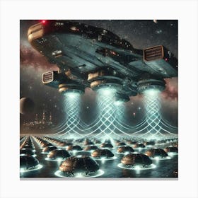 Lunaris Vanguard Disruption Pods Converted Canvas Print