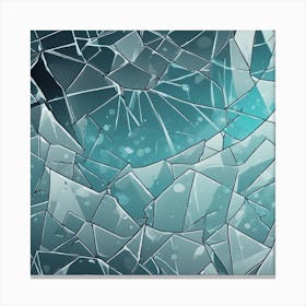 Broken Glass 20 Canvas Print