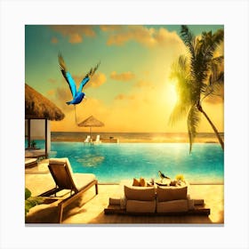 Capture A Luxurious And Tropical Setting Featurin Out (1) Canvas Print