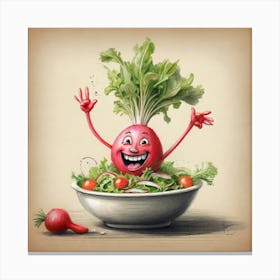 Beet Salad Canvas Print