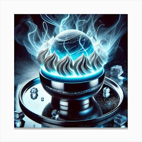 A Futuristic Dessert Called Ion Storm Soufflé, F Canvas Print