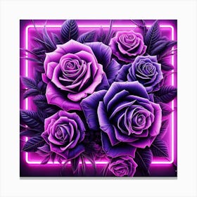 Purple Roses 35 Canvas Print