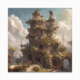 Fantasy Castle 16 Canvas Print