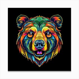 Colorful Bear Toile