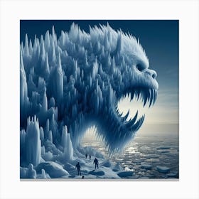 Ice Monster Canvas Print