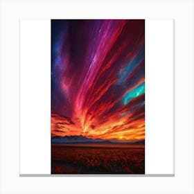 Aurora Borealis Canvas Print