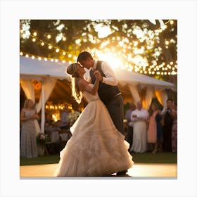 First Dance Canvas Print