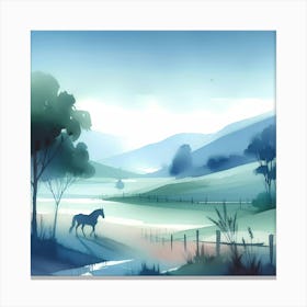 Landscape Painting 218 Canvas Print