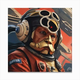 Star Wars X-Wing Pilot Canvas Print