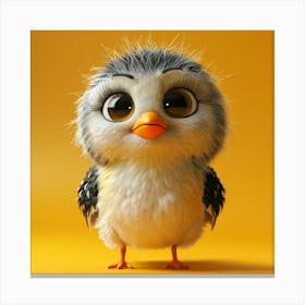 Cute Little Bird 36 Canvas Print