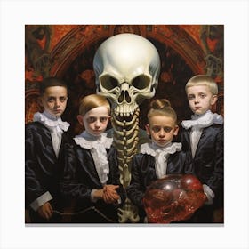 'The Skeleton Children' 1 Canvas Print