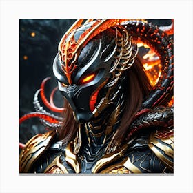 Demon Warrior sed Canvas Print