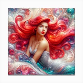 Little Mermaid 3 Canvas Print