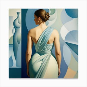 Back View Of A Woman Canvas Print