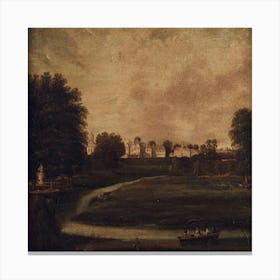 View Of Hampton Court Canvas Print