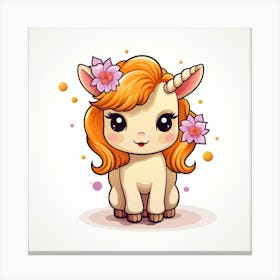 Little Unicorn 11 Canvas Print