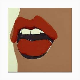 Hot Lips Canvas Print