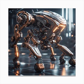 Futuristic Robot Canvas Print