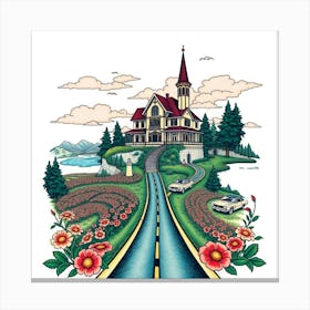 Road To Paradise Canvas Print