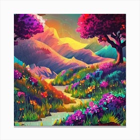Fairytale Landscape 1 Canvas Print