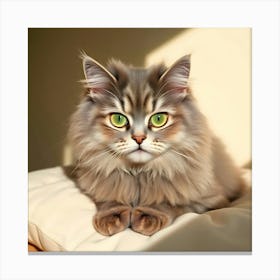 Portrait Of A Cat 5 Canvas Print