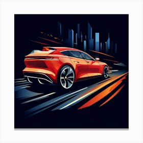 Jaguar Xj Canvas Print