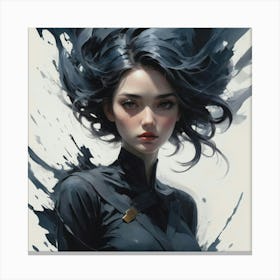 Sci-Fi Girl 1 Canvas Print