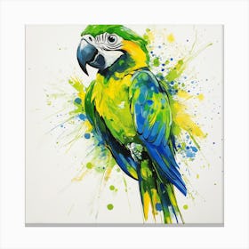 Parrot Painting 1 Canvas Print