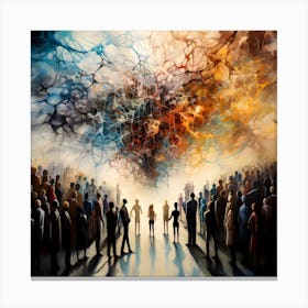 'The Crowd' Canvas Print