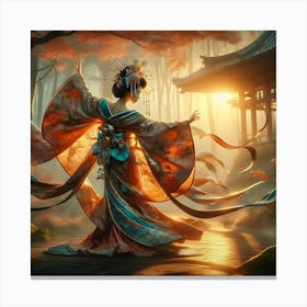 Geishaart280 Canvas Print