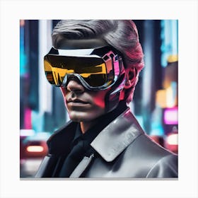 Futuristic Man 9 Canvas Print