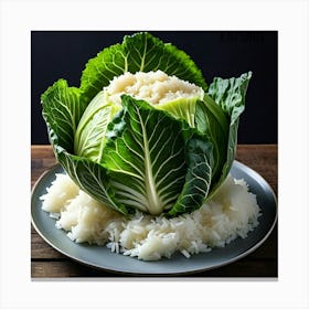 Cabbage With Rice 1 Canvas Print