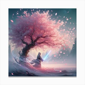 Star Wars Art,The Force in Bloom,Blossoming Hope Canvas Print