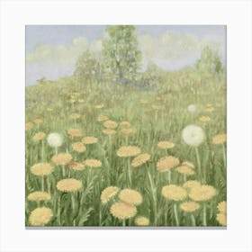 Dandelions Canvas Print