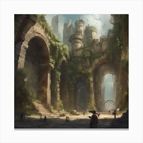 Fantasy City 113 Canvas Print