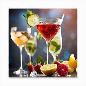 Cocktail Party Canvas Print