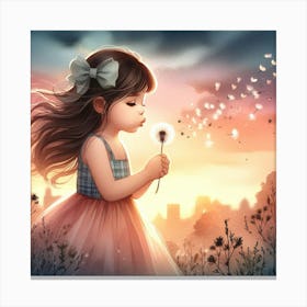 The innocence of Faith Canvas Print