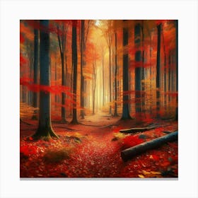 Autumn Forest 3 Canvas Print